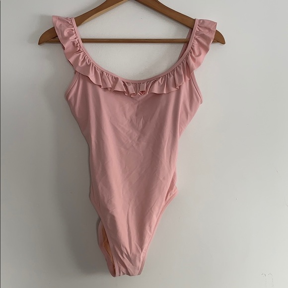 J crew Ruffle Scoop Back Swimsuit - Picture 2 of 7
